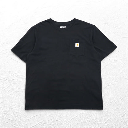 carhartt ルーズフィット ポケット Tシャツ ポケT XL LOOSE FIT ブラック コットン