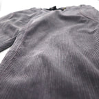 GOHEMP Corduroy Easy Pants, High Explorer Pants, Outdoor Climbing Pants, Size L, Gray, Tapered, Loose Fit