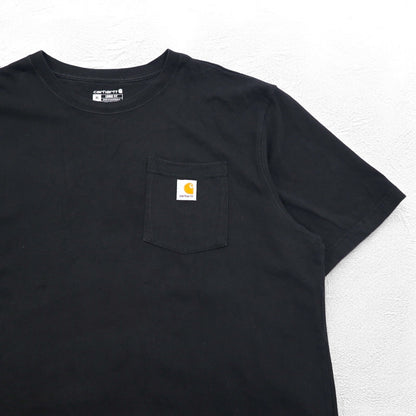 carhartt ルーズフィット ポケット Tシャツ ポケT XL LOOSE FIT ブラック コットン