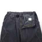 GOHEMP Corduroy Easy Pants, High Explorer Pants, Outdoor Climbing Pants, Size L, Gray, Tapered, Loose Fit
