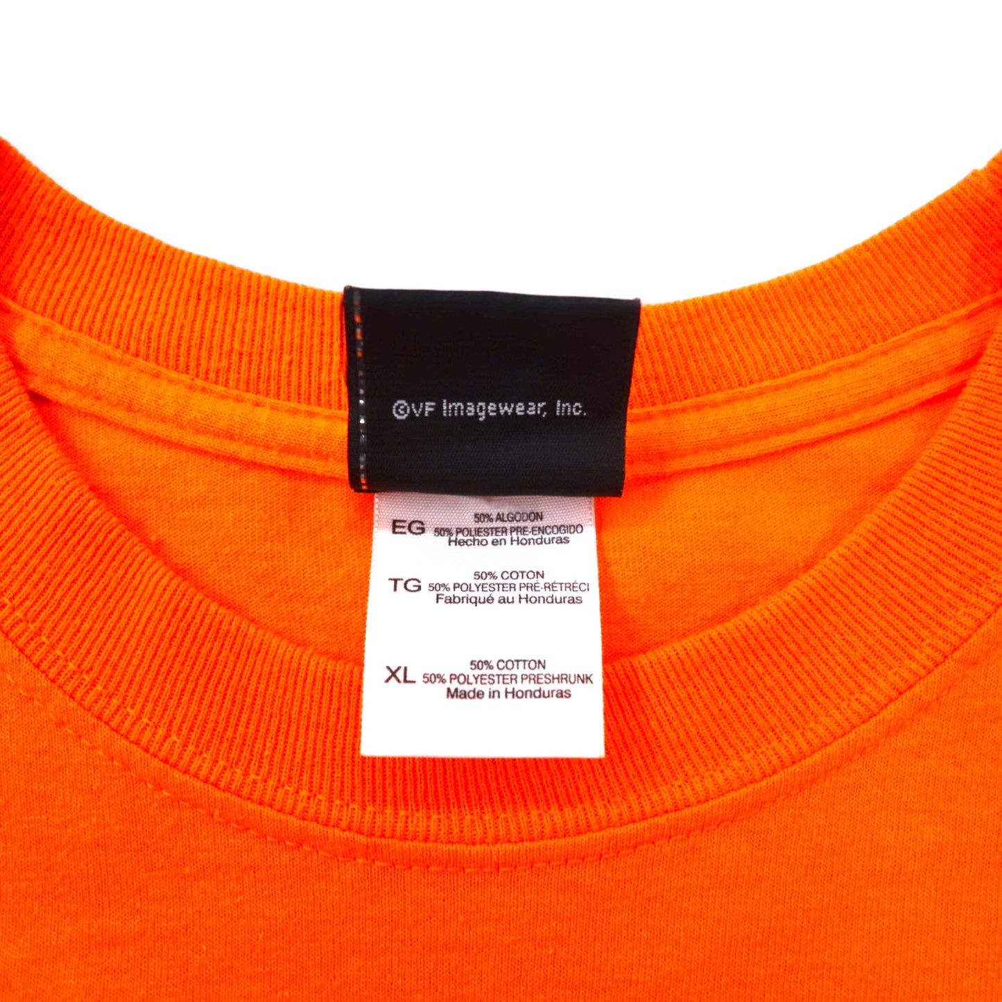 HARLEY DAVIDSON ファイヤーパターン ロングスリーブ Tシャツ ロンT XL オレンジ コットン ATTITUDE INCLUDED ビッグサイズ