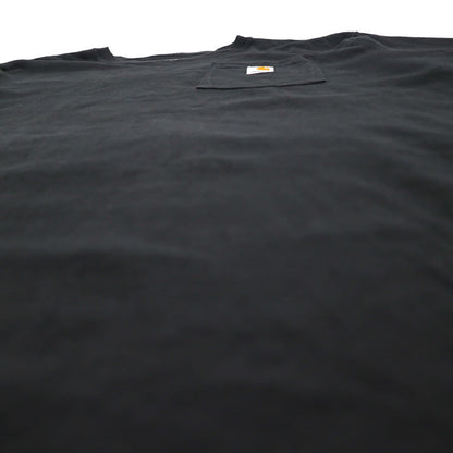carhartt ルーズフィット ポケット Tシャツ ポケT XL LOOSE FIT ブラック コットン
