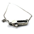 GUCCI イタリア製 カットアウトG クロス ネックレス ペンダント シルバー SV925