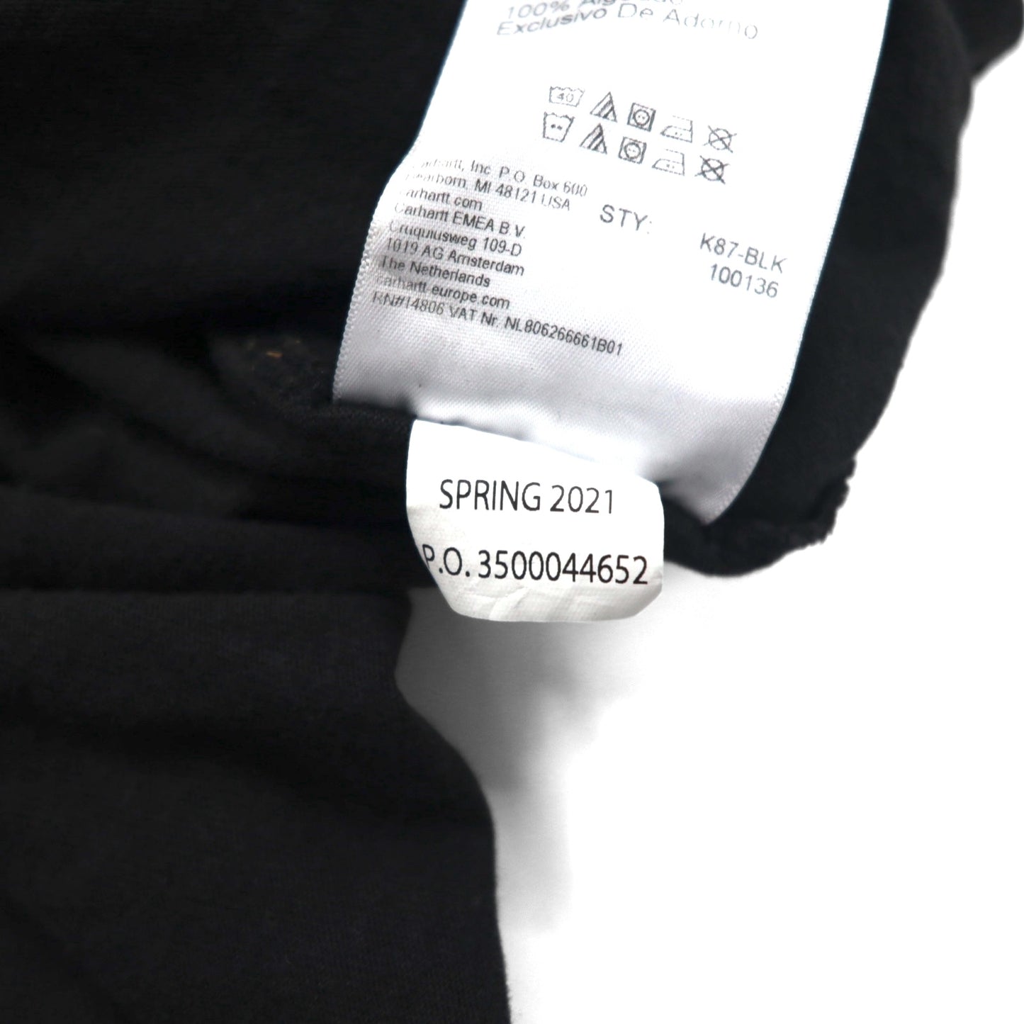 carhartt ルーズフィット ポケット Tシャツ ポケT XL LOOSE FIT ブラック コットン