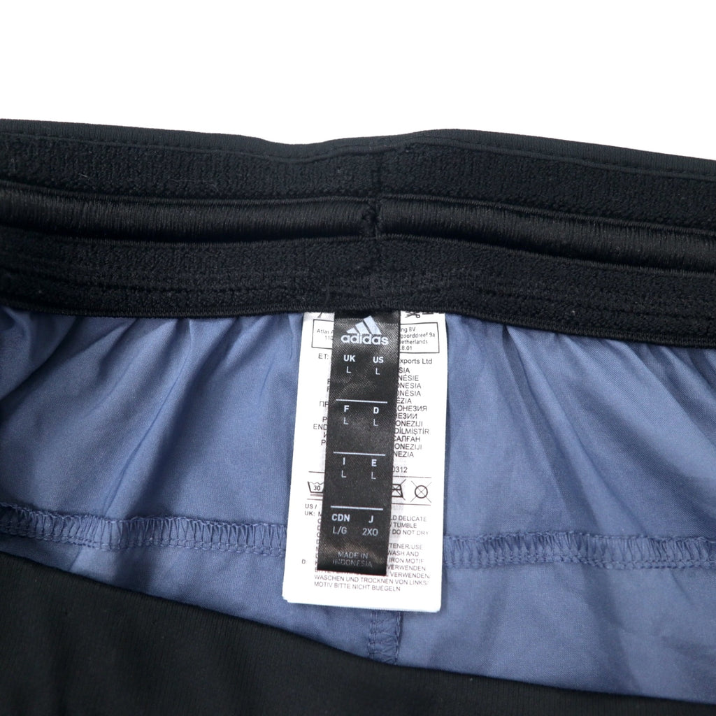 adidas Game Pants, Shorts, 2XO, Navy, Polyester, All-over Pattern, US Standard