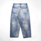 ANCELLM セルビッヂ テーパード デニムパンツ SELVEDGE TAPERED 5P DENIM PANTS L インディゴ ヴィンテージ加工 ANC-PT03-B