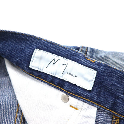 ANCELLM Selvedge Tapered Denim Pants, Size L, Indigo, Vintage Finish, ANC-PT03-B