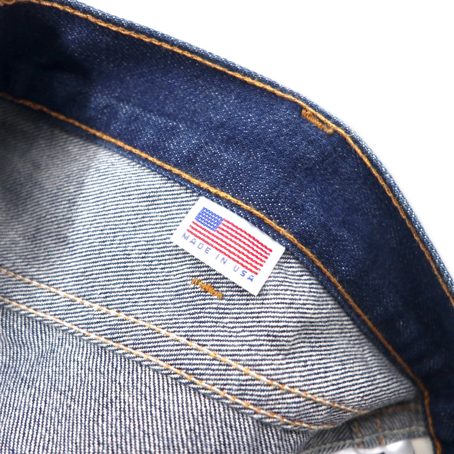 LEVIS VINTAGE CLOTHING ( LVC ) USA製 606 1969年モデル リジッド デニムパンツ 28 ブルー コットン オレンジタブ ビッグE 42TALONジップ 30605-0050