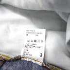 ANCELLM セルビッヂ テーパード デニムパンツ SELVEDGE TAPERED 5P DENIM PANTS L インディゴ ヴィンテージ加工 ANC-PT03-B