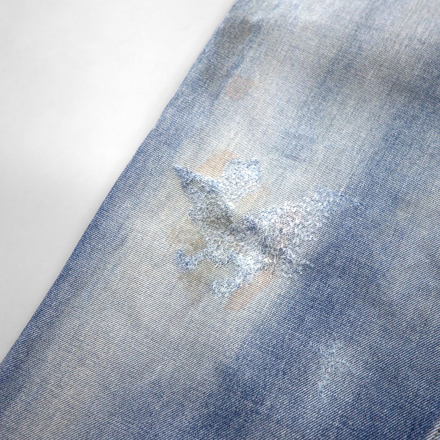 ANCELLM Selvedge Tapered Denim Pants, Size L, Indigo, Vintage Finish, ANC-PT03-B