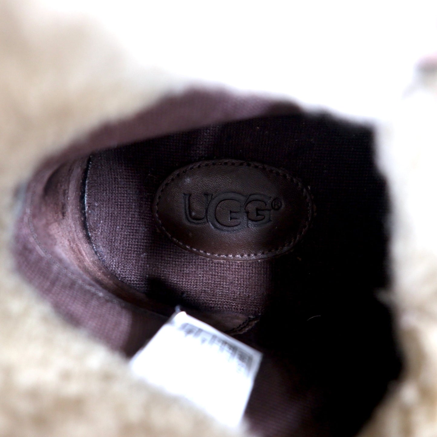 UGG ラーロス ムートンブーツ レースアップブーツ 28cm ブラウン レザー M LARUS  1005176