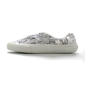 VANS × COMME des GARCONS ヴォルト VAULT オーセンティック AUTHENTIC LX CDG スニーカー 27cm ホワイト キャンバス コットン VN0A33TAKXY