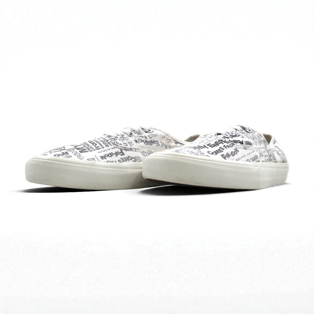 VANS × COMME des GARCONS ヴォルト VAULT オーセンティック AUTHENTIC LX CDG スニーカー 27cm ホワイト キャンバス コットン VN0A33TAKXY
