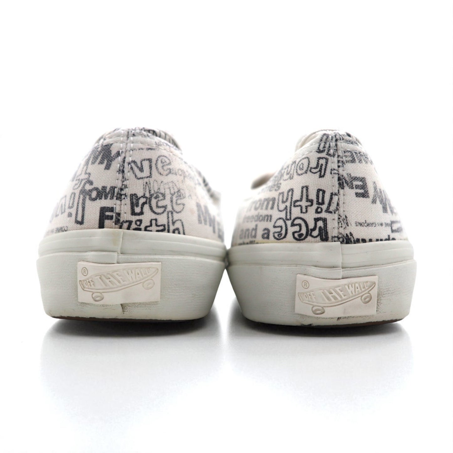 VANS x COMME des GARÇONS VAULT Authentic LX CDG Sneakers, Size 27cm, White Canvas and Cotton, VN0A33TAKXY