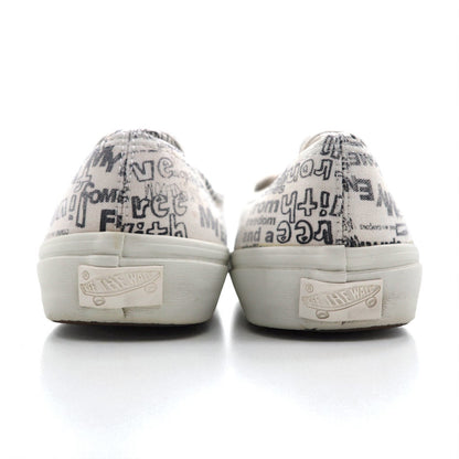 VANS x COMME des GARÇONS VAULT Authentic LX CDG Sneakers, Size 27cm, White Canvas and Cotton, VN0A33TAKXY
