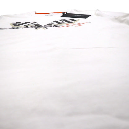 HARLEY DAVIDSON フラッグチェック プリント Tシャツ 2XL ホワイト コットン 未使用品