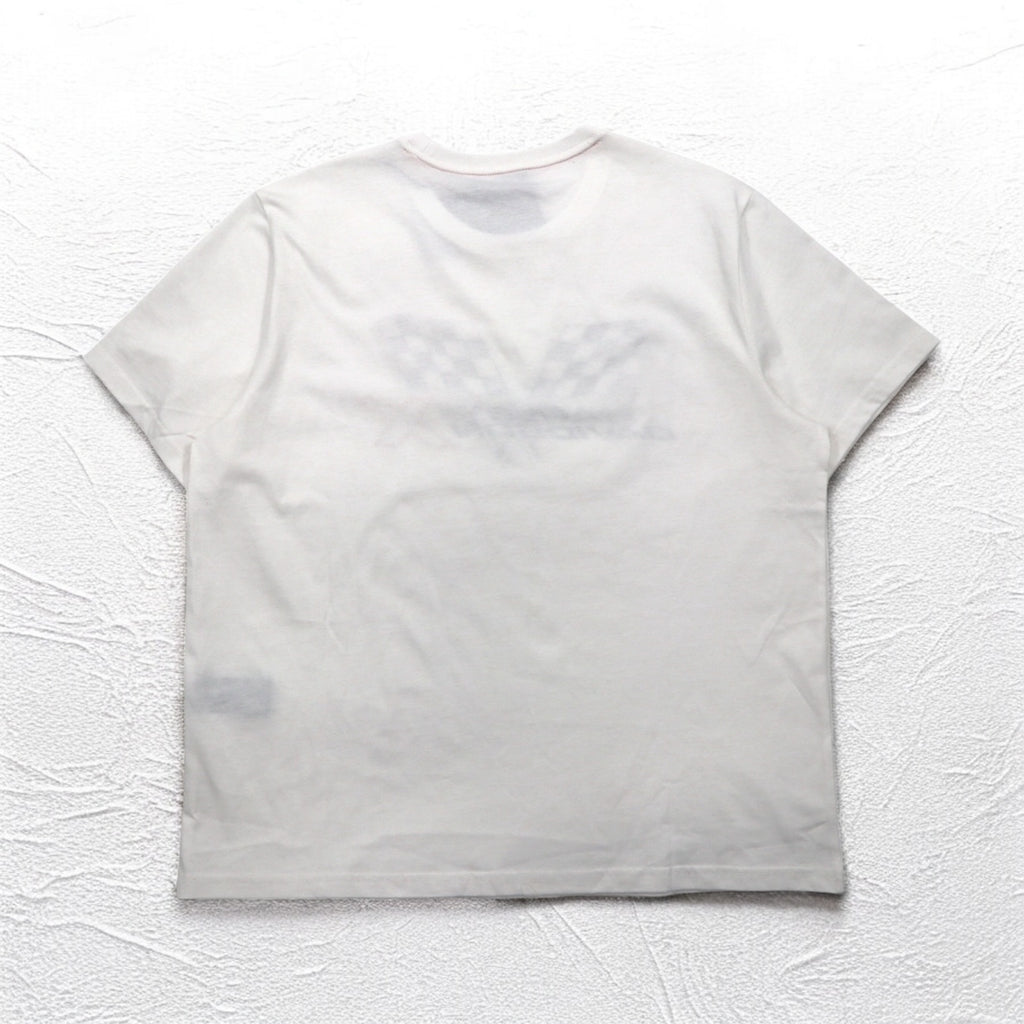 HARLEY DAVIDSON フラッグチェック プリント Tシャツ 2XL ホワイト コットン 未使用品