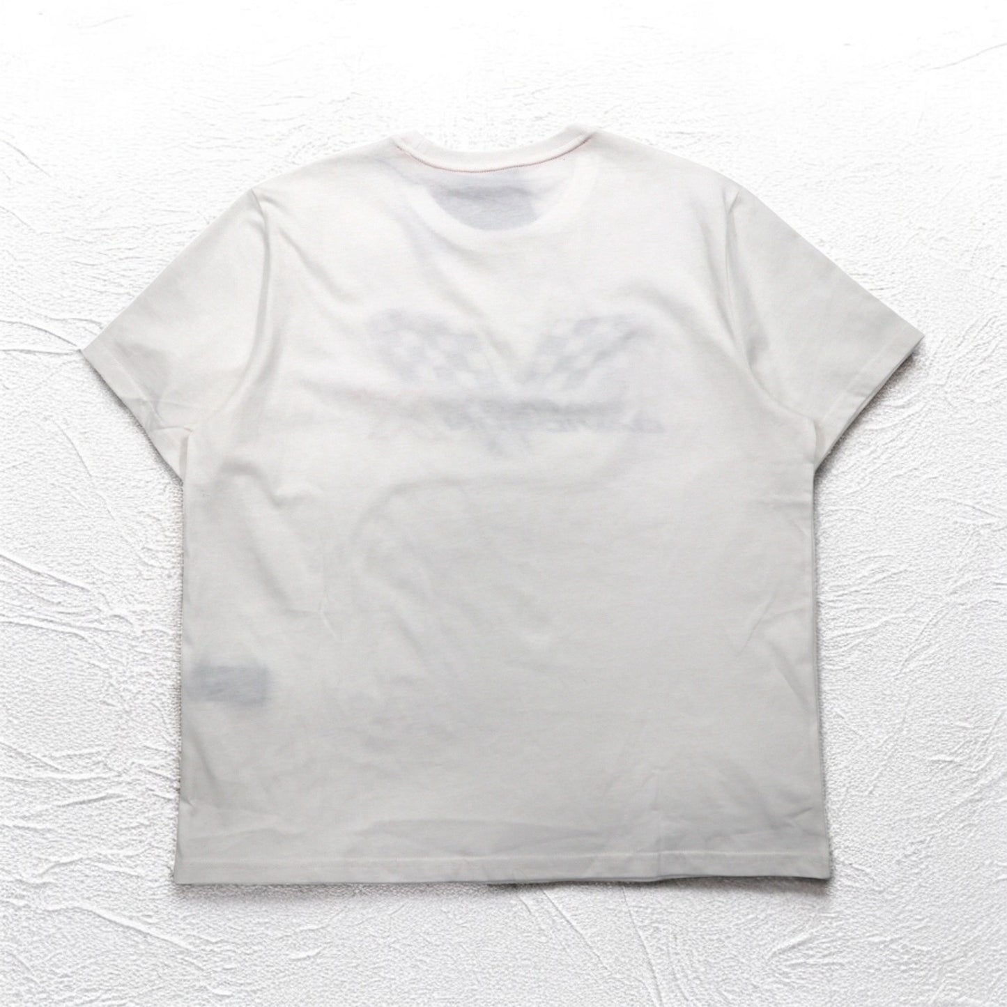 HARLEY DAVIDSON フラッグチェック プリント Tシャツ 2XL ホワイト コットン 未使用品