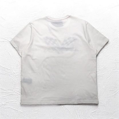 HARLEY DAVIDSON フラッグチェック プリント Tシャツ 2XL ホワイト コットン 未使用品