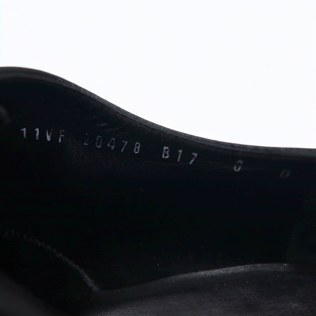 Salvatore Ferragamo イタリア製 プレーントゥ ドレスシューズ 26cm ブラック グレインレザー 0478 B17