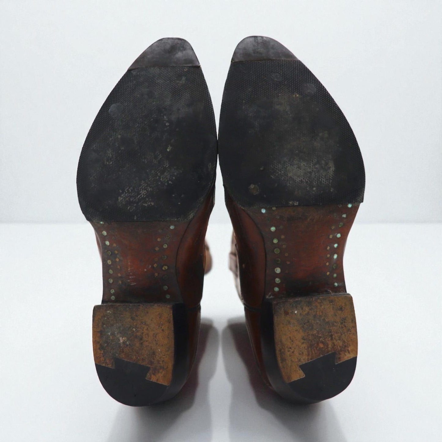 Botas Jaca カウボーイ ウエスタンブーツ 26cm カービングステッチ 刺繍 28005 メキシコ製