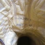 Botas Jaca Cowboy Western Boots, Size 26cm, Carved Stitch Embroidery, 28005, Made in Mexico