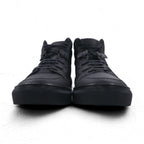 BALENCIAGA モノクローム ハイ Monochrome スニーカー 27cm ブラック パンチングレザー Perforated High 373406 スペイン製 未使用品