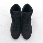 BALENCIAGA モノクローム ハイ Monochrome スニーカー 27cm ブラック パンチングレザー Perforated High 373406 スペイン製 未使用品