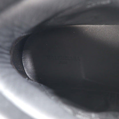 BALENCIAGA モノクローム ハイ Monochrome スニーカー 27cm ブラック パンチングレザー Perforated High 373406 スペイン製 未使用品