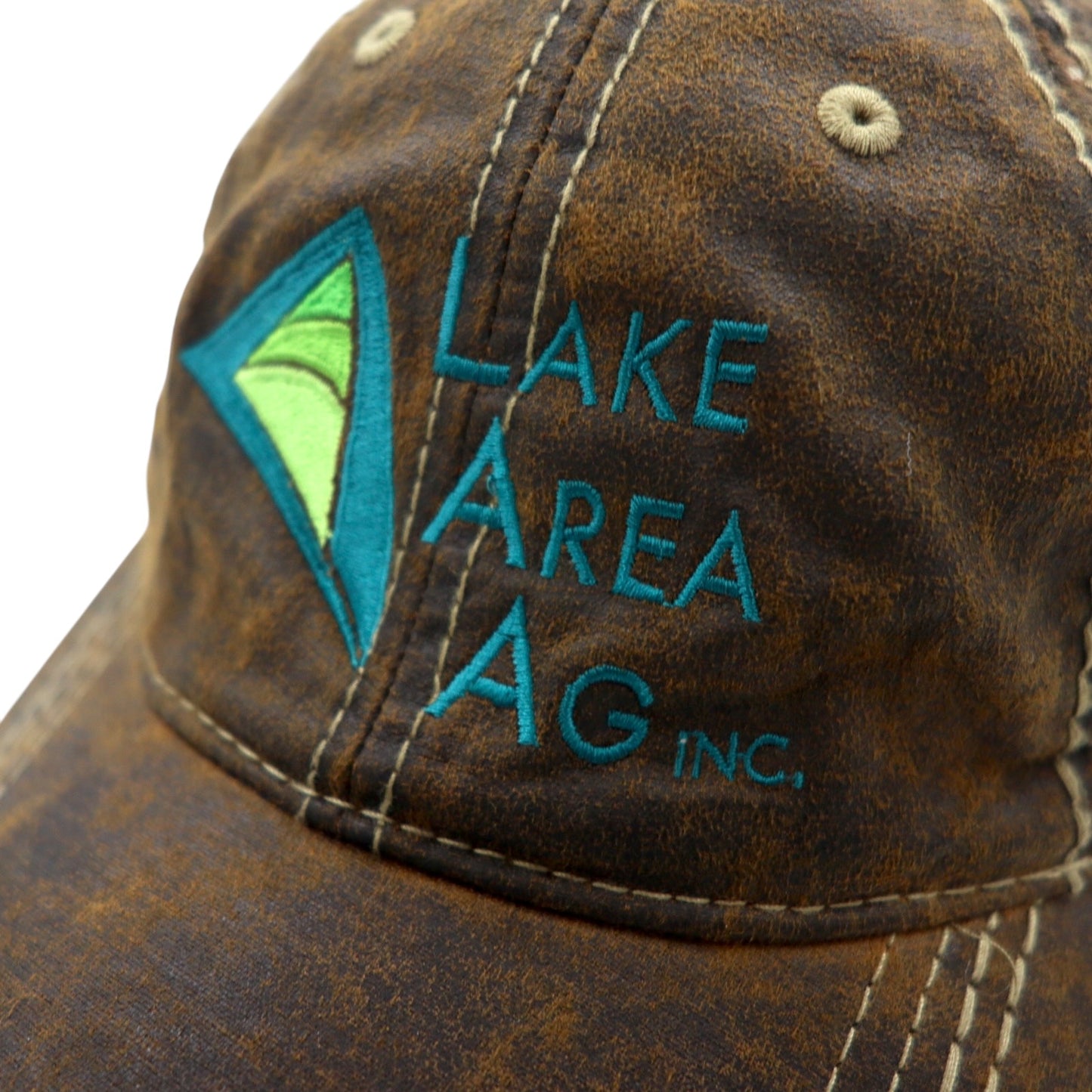 CAP AMERICA レアルツリーカモ ベースボールキャップ ONE カーキ コットン LAKE AREA AG INC. 刺繍 未使用品