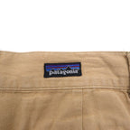 Patagonia 90s Snow-Free Tag Organic Cotton Two-Pleated Chino Shorts, Size M, Beige, 57822