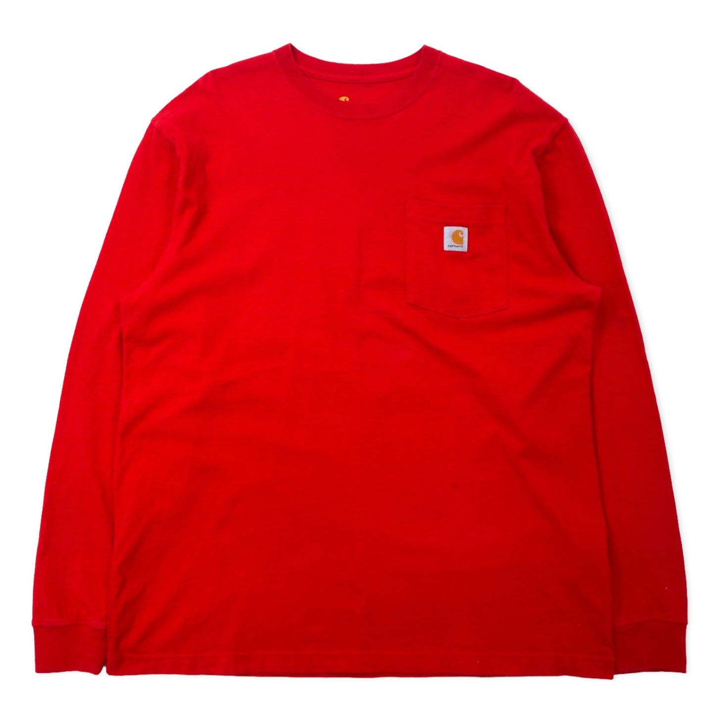 carhartt ロングスリーブ Tシャツ ロンT L レッド コットン ORIGINAL FIT