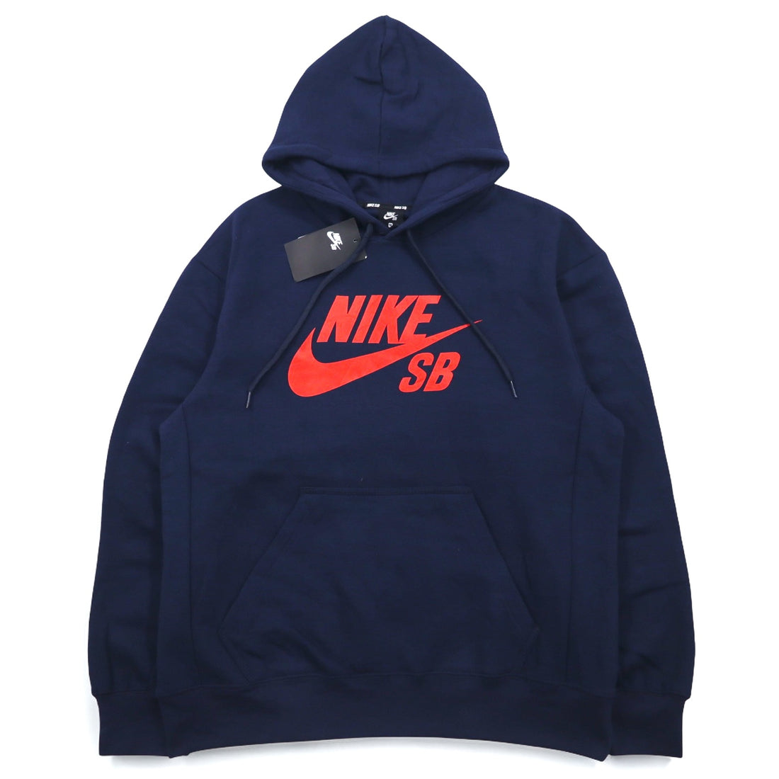 NIKE SB Icon Pullover Essential Hoodie M Navy Icon Hoody AJ9733-451 Made in Pakistan Unused