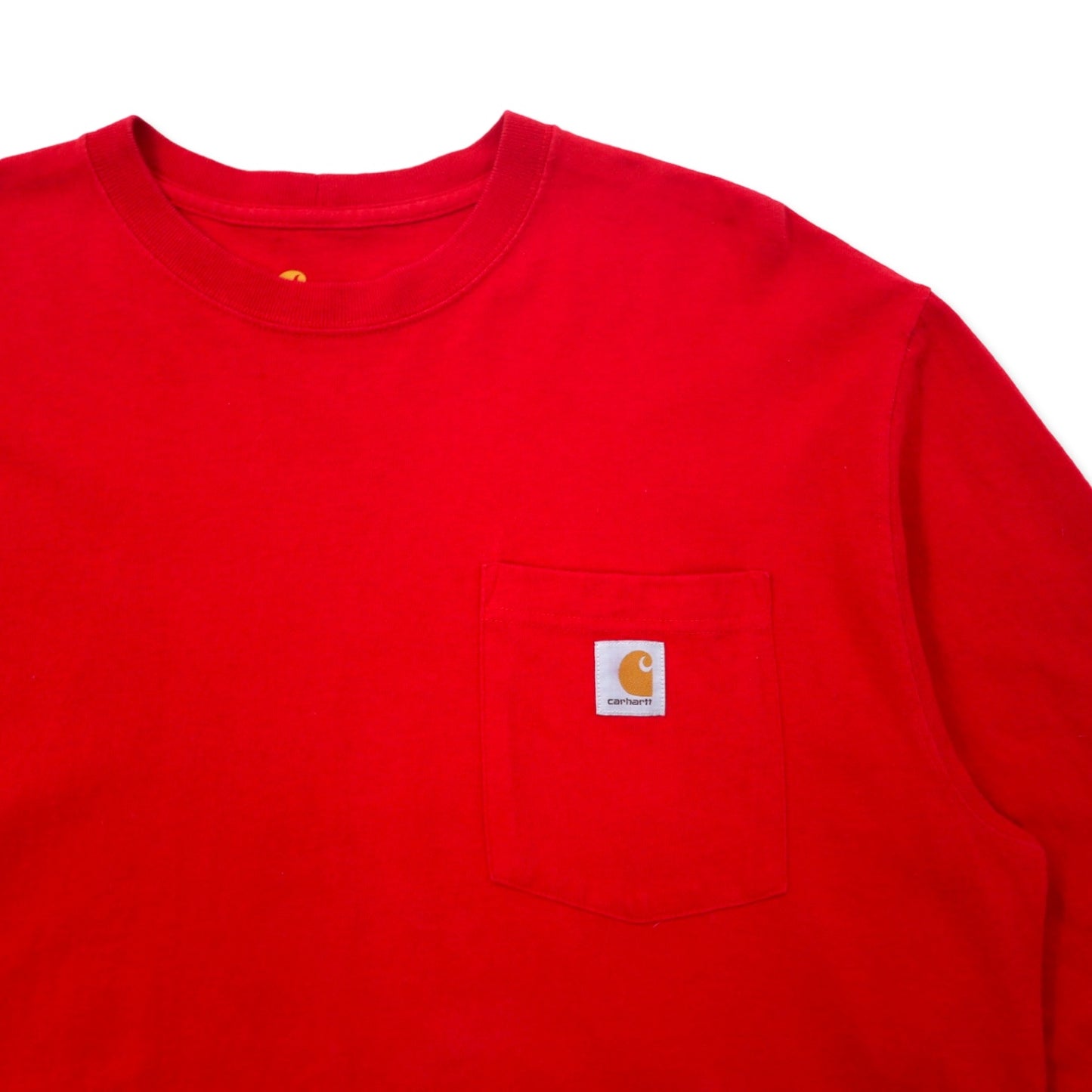 carhartt ロングスリーブ Tシャツ ロンT L レッド コットン ORIGINAL FIT