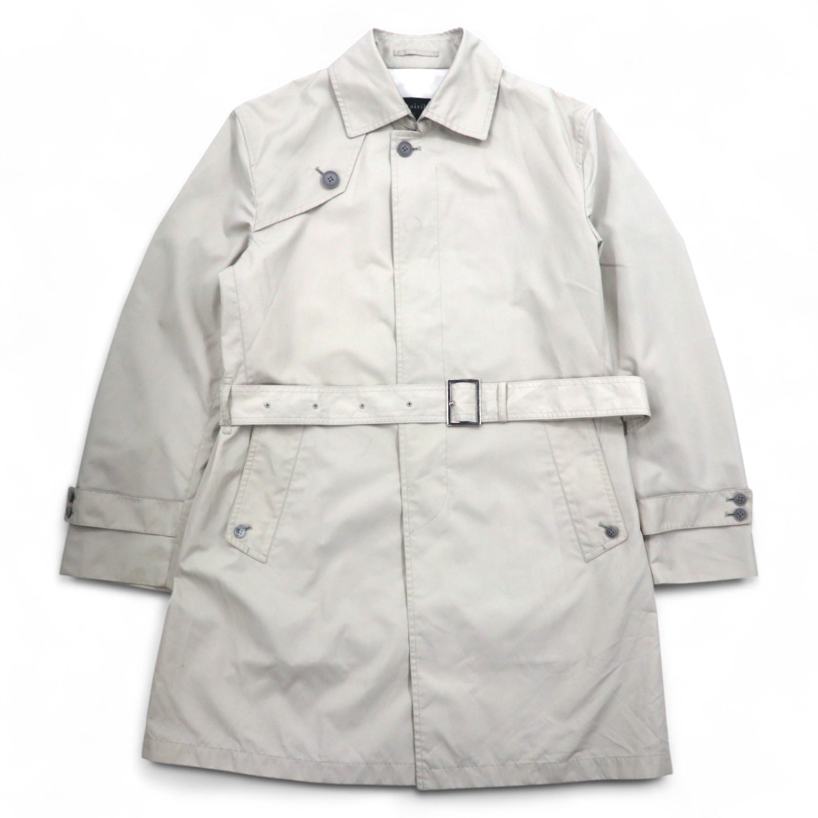 gotairiku Gotairiku Bal collar coat, trench coat, M, beige, polyester, with belt