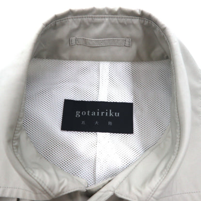 gotairiku Gotairiku Bal collar coat, trench coat, M, beige, polyester, with belt