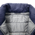 Eddie Bauer Down Jacket S Navy Nylon 650 Fill Power One Point Logo EB650