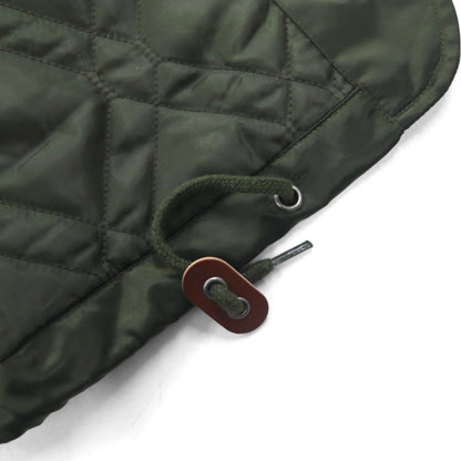 MAJESTIC × FRAMMENTO CUORE ナイロン テーラードジャケット M カーキ 中綿 XM23-MAJ-0009-GRN6 nano universe 別注