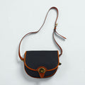DOONEY &amp; BOURKE USA-MADE NAVIGATED ALL WEATHER GRAINED LEATHER SHOULDER BAG