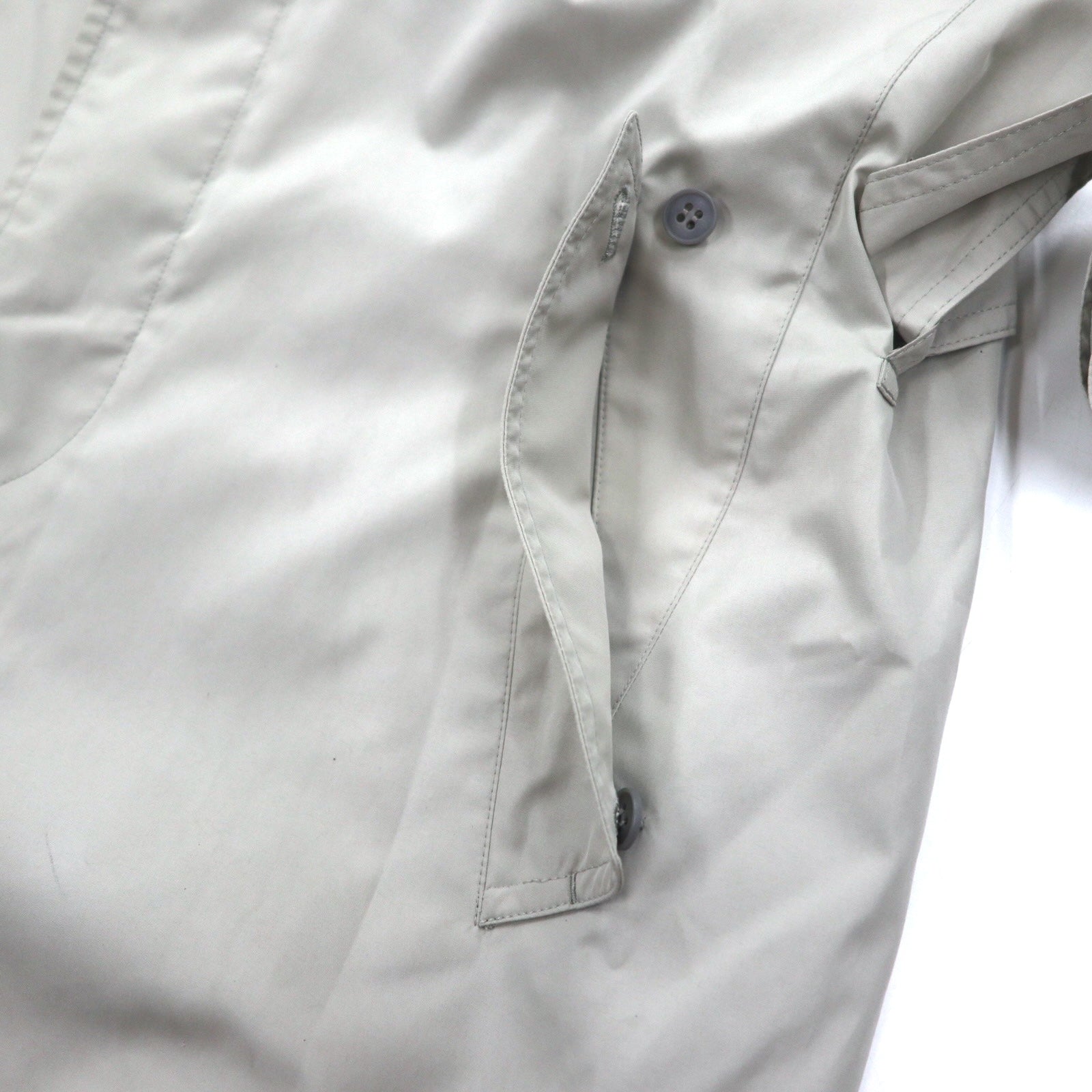 gotairiku Gotairiku Bal collar coat, trench coat, M, beige, polyester, with belt