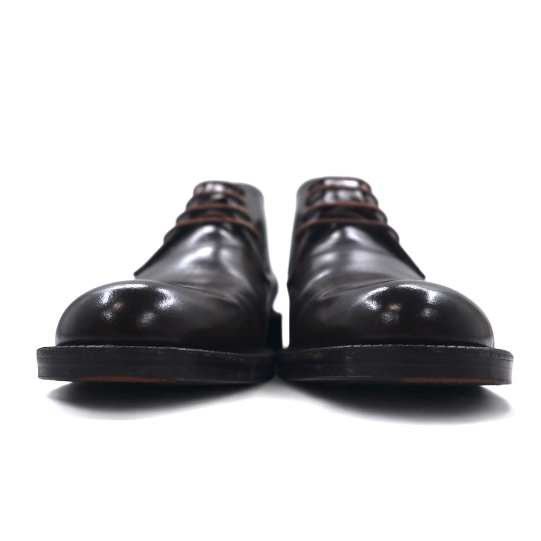 tricot COMME des GARCONS チャッカブーツ 23.5cm ブラウン レザー 日本製