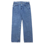 日本然リトテ-古着オンライン-Carhartt トラディショナルフィット デニムパンツ 36 ブルー コットン B480LVB メキシコ製-Carhartt Traditional Fit Denim Pants 36 Blue Cotton B480LVB Mexico Made