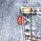 Levi's 90年代 USA製 501 デニムパンツ ジーンズ L インディゴ ブルー ボタンフライ 5010114