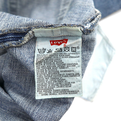 Levi's 90s Made in USA 501 Denim Jeans, Size L, Indigo, Blue, Button Fly, 5010114