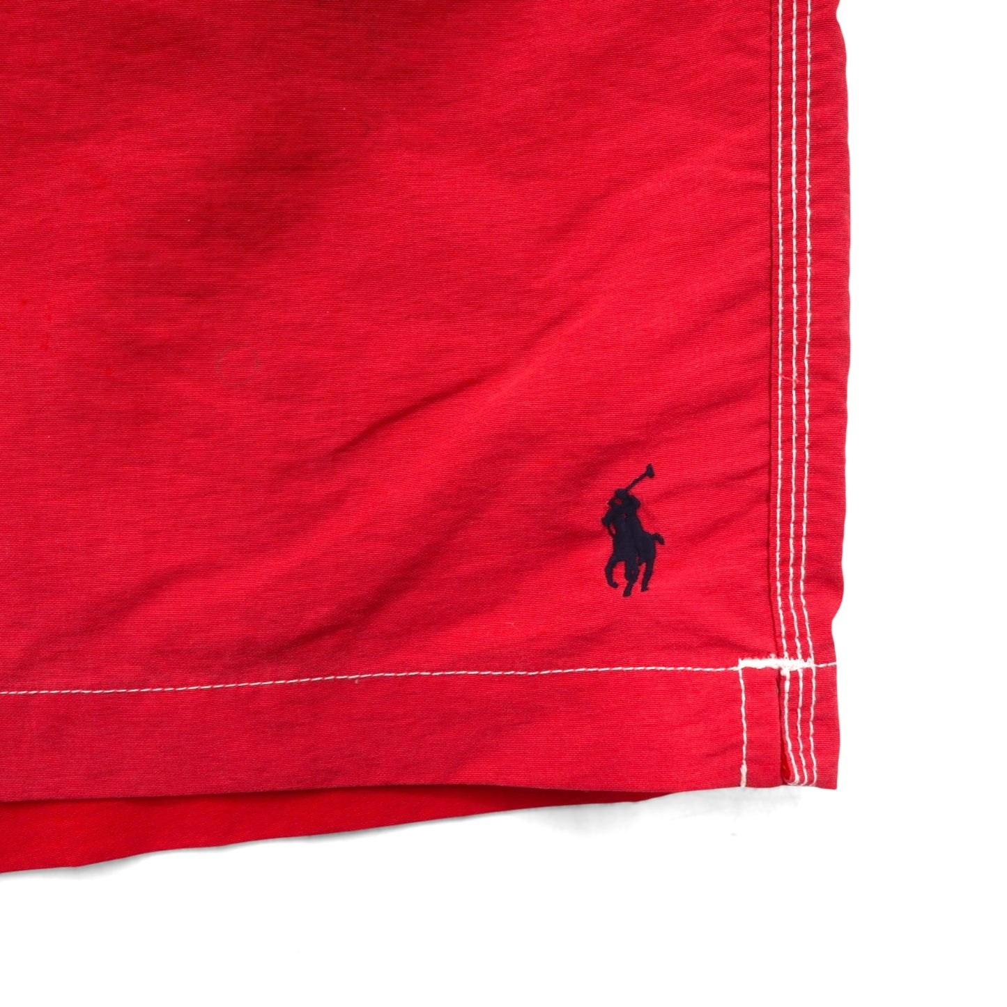 Polo by Ralph Lauren 90年代 ボードショーツ スイム ショーツ ハーフパンツ XL レッド ナイロン 水陸両用