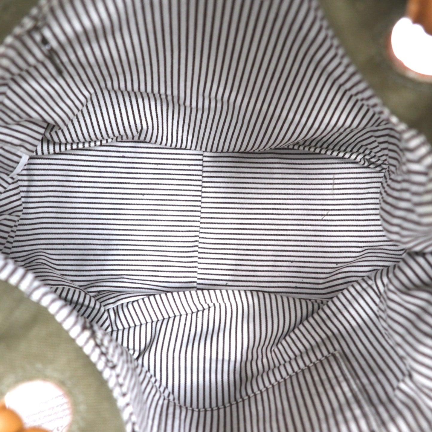 Dakota レザーハンドル キャンバス トートバッグ ショルダーバッグ カーキ 牛革 1530742 未使用品