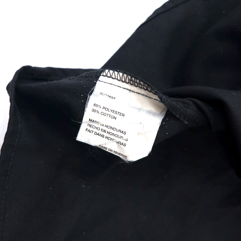 Dickies 半袖 ワークシャツ XL ブラック ポリエステル コットン ビッグサイズ