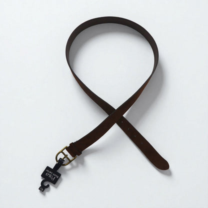 Polo Ralph Lauren イタリアンレザー ベルト ブラウン レザー ゴールド バックル 405188056-213 未使用品