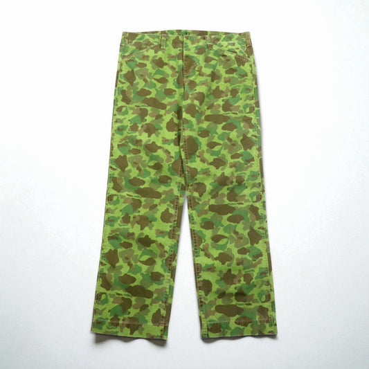 USMC 米軍 P-1941 ミリタリー ユーティリティパンツ L カーキ カモフラ ダックハンターレプリカ デッドストック 未使用品