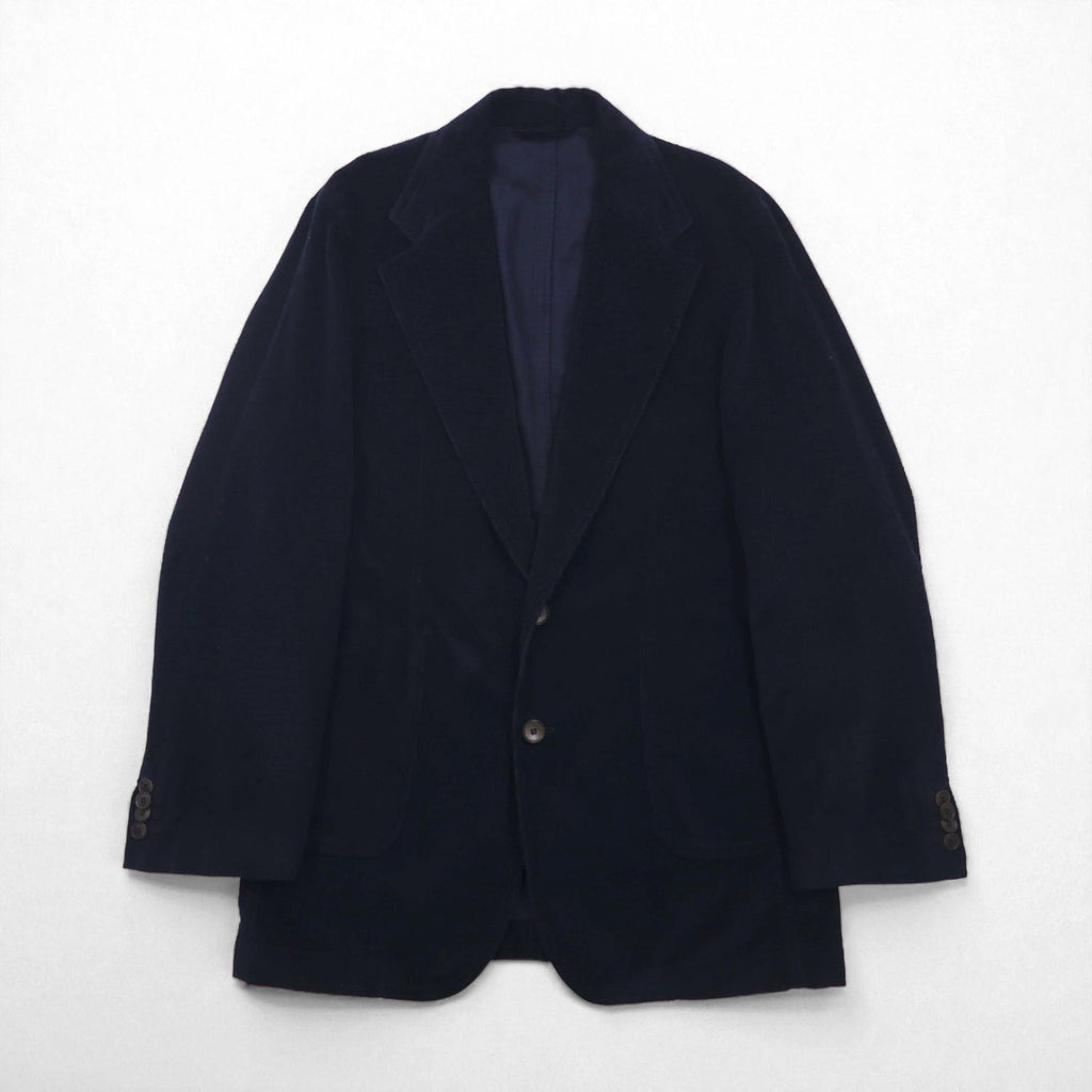 HUGO BOSS 2B Corduroy Tailored Jacket/Blazer, Size L, Navy, Made in Poland